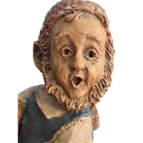 Vintage Tom Clark Alphabet Block O Gnome Figure 1993 Numbered 62 Estate 3.75" - Picture 2 of 5